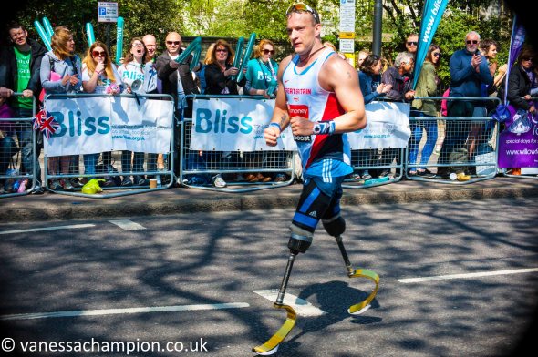 Gold medallist Richard Whitehead - paralympian